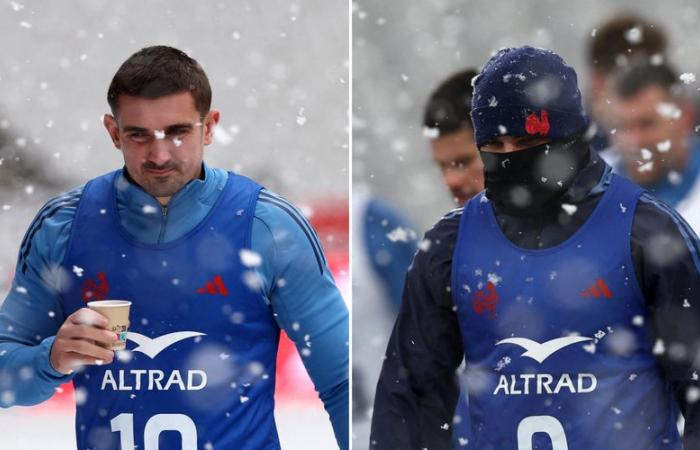 VIDEO. Francia – Argentina: berretto e scaldacollo per Antoine Dupont… Allenamento sulla neve per gli Azzurri alla vigilia della partita