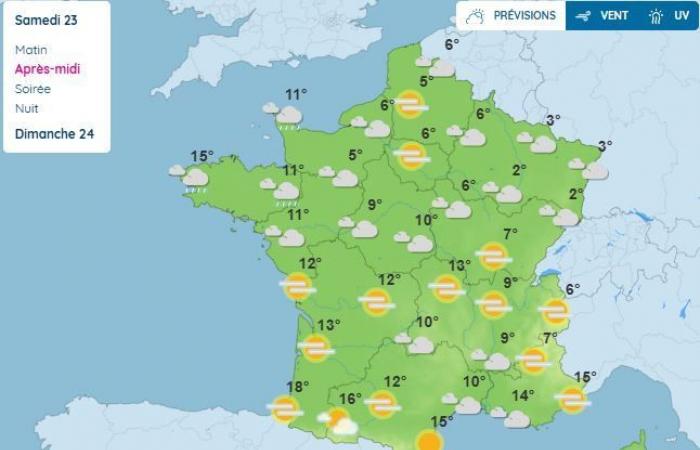 Meteo del fine settimana in Occitania: ritorno del sole, del forte clima mite e del vento da sud… fino a 25°C ai piedi dei Pirenei!