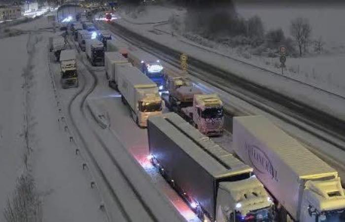 niente trasporti scolastici questo venerdì nel Pays de Montbéliard, veicoli pesanti vietati sulla A36 ancora bloccati