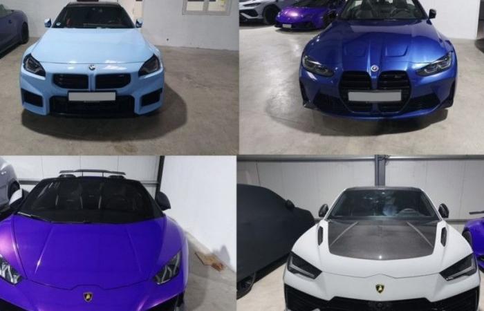 I gendarmi del Var sequestrano 12 auto di lusso per un valore di 1,7 milioni di euro