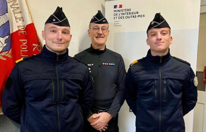 I due migliori studenti di polizia in Francia sono stati formati a Périgueux