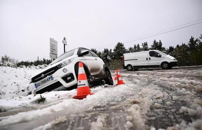 NELLE IMMAGINI. Rennes, Parigi, Strasburgo… Mezza Francia sotto la neve dopo la tempesta