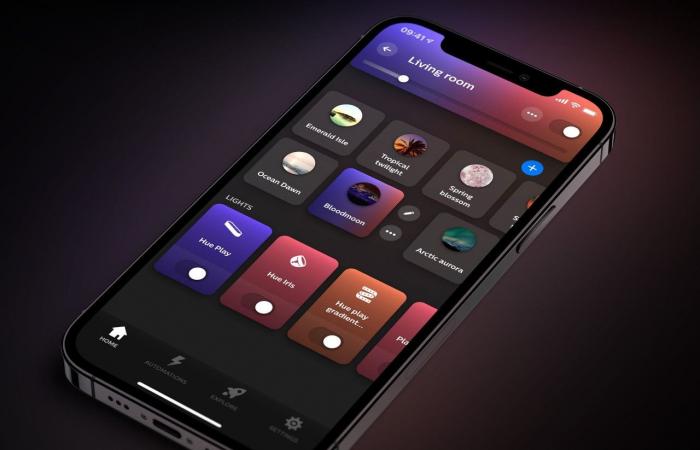 Philips Hue lancia l'aggiornamento iOS con nuove funzionalità widget