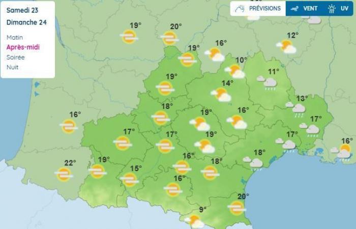 Meteo del fine settimana in Occitania: ritorno del sole, del forte clima mite e del vento da sud… fino a 25°C ai piedi dei Pirenei!