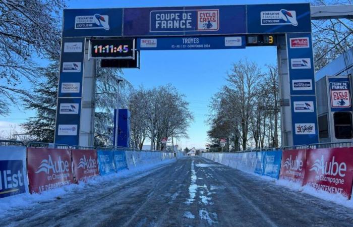 Le gare della Coppa di Francia di ciclocross, a Troyes, con la neve, si svolgeranno questo fine settimana?