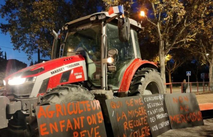 Manifestazione degli agricoltori: bloccato l'accesso a cinque grandi supermercati a Pertuis