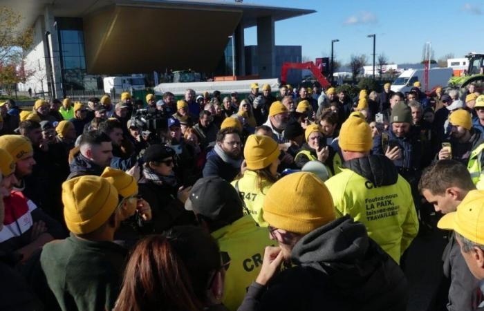 Ultimi punti salienti ad Agen per la fine della mobilitazione degli agricoltori del Lot-et-Garonne