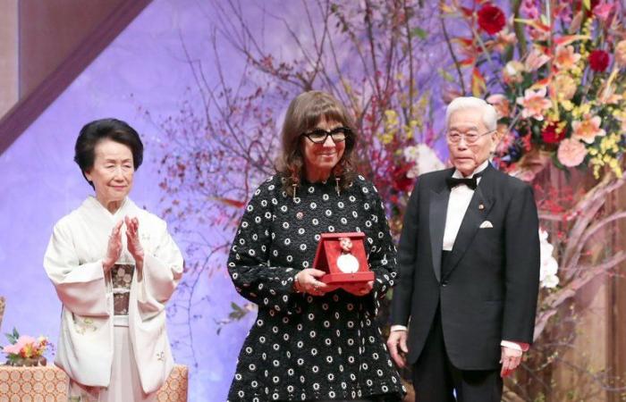 L'artista Sophie Calle riceve a Tokyo il premio praemium imperiale, l'equivalente del Premio Nobel per le arti