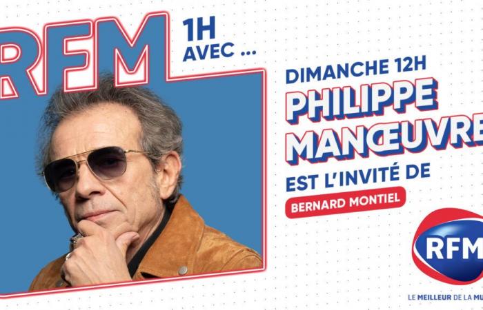 Philippe Maneuver è ospite di Bernard Montiel domenica 24 novembre su RFM