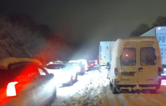 Maltempo. Disastrato sulla A36 a causa della neve, testimonia uno Stéphanois