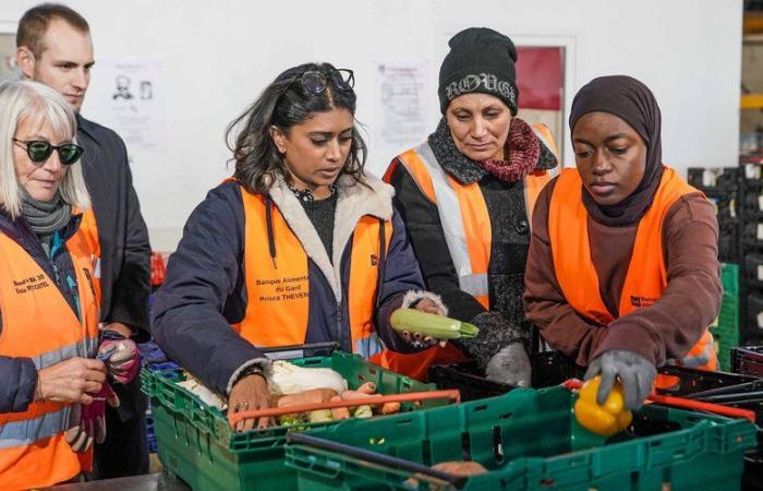 Il Banco Alimentare del Gard lancia la sua grande collezione con la sua madrina, Prisca Thevenot