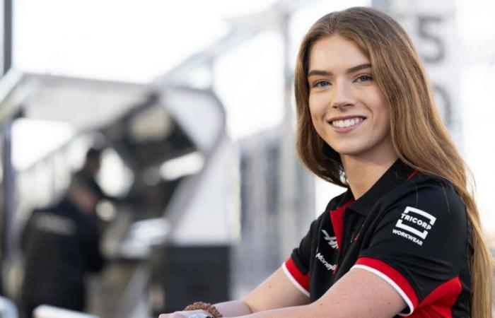 Courtney Crone con Haas nel 2025