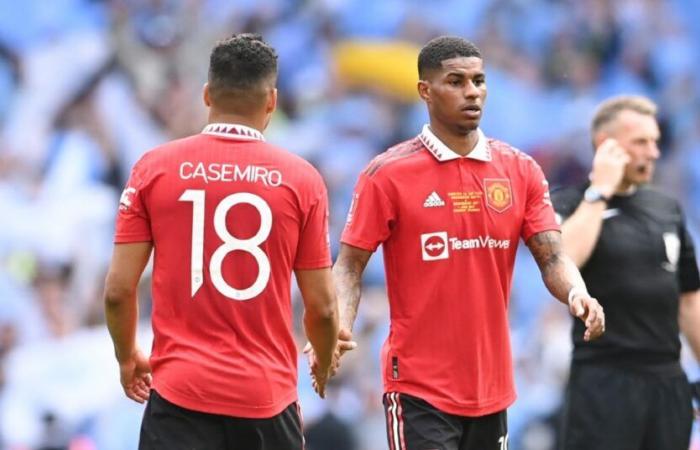 Rashford e Casemiro, il grande sfogo