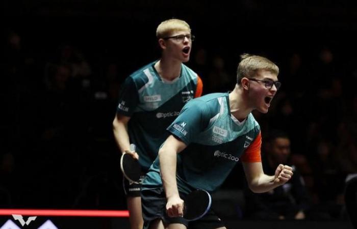 I fratelli Lebrun nella finale di doppio delle WTT Circuit Finals