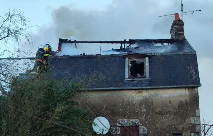 l'uomo che vive nella casa in fiamme è ancora ricercato