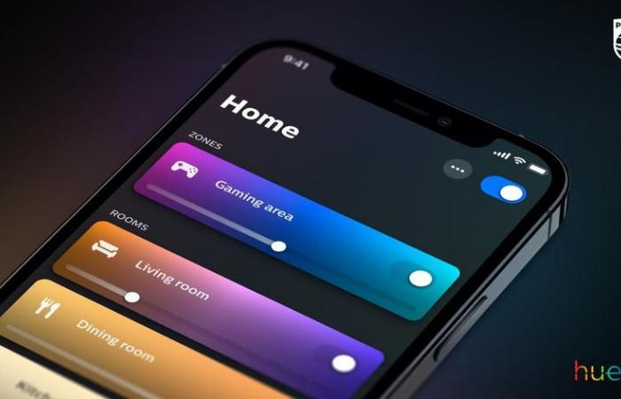 Philips Hue lancia l'aggiornamento iOS con nuove funzionalità widget