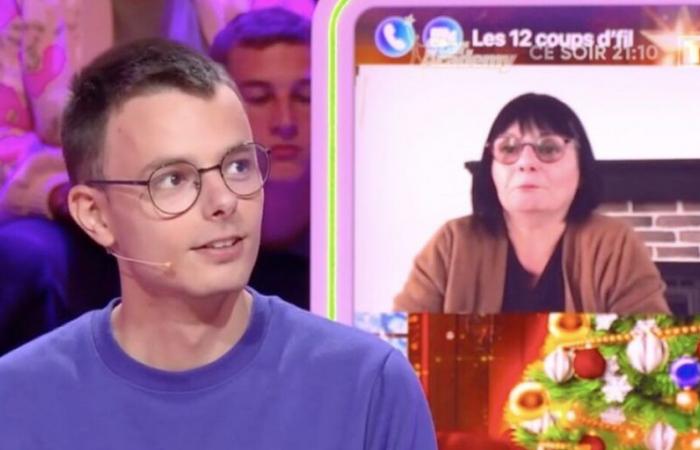 Emilien (Les 12 coups de midi) imbarazzato dalle imbarazzanti confidenze di sua madre su TF1