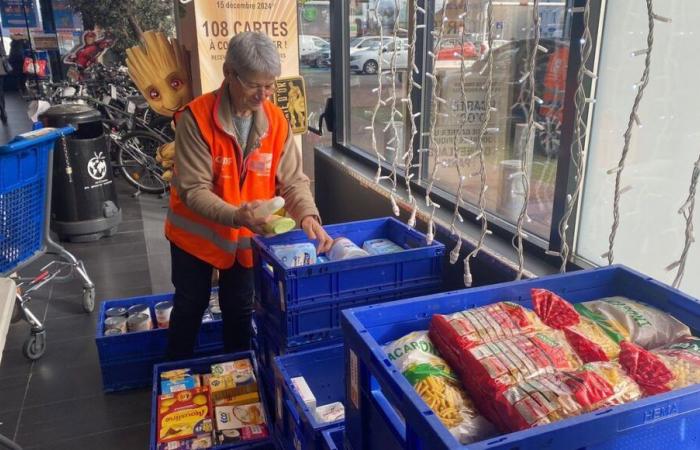 La Creuse Food Bank raccoglie donazioni nei supermercati