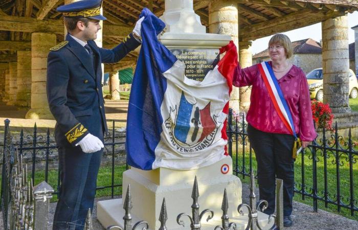 Beauregard-et-Bassac: svelata la nuova targa aggiornata del monumento