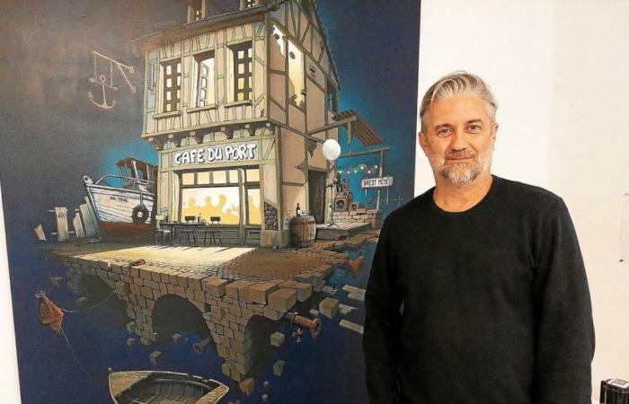 A Landerneau, Wen2 prende possesso delle pareti della galleria L'Urbatypik