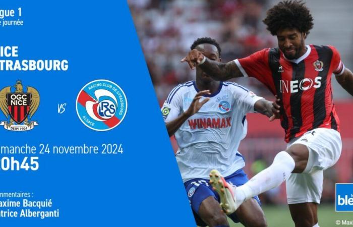 Ligue 1: vivi la partita dell'OGC Nizza – Strasburgo su France Bleu Azur