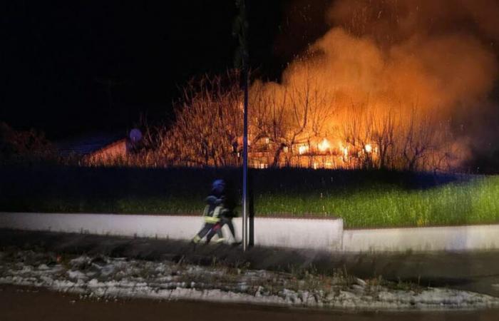 una persona ferita trasportata all'ospedale universitario di Digione