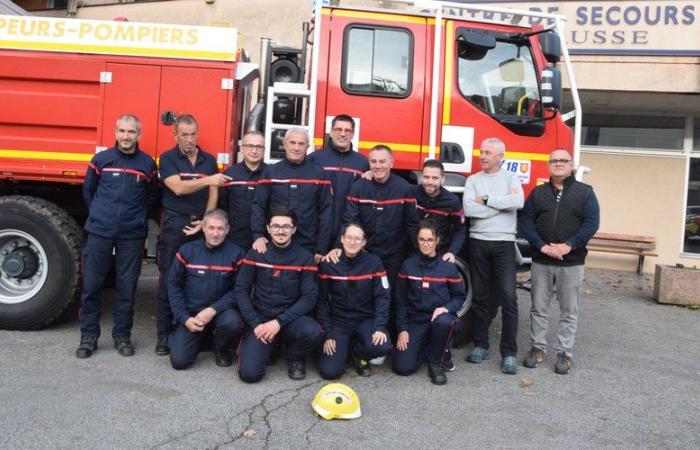 Rodez. Éric Auguste deposita la manichetta antincendio al centro di emergenza