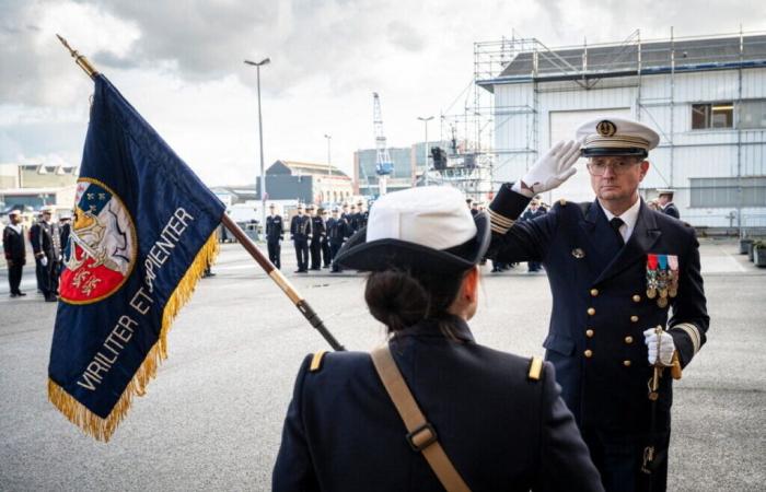 David Bléau, primo comandante della flottiglia della riserva marittima della Manica e del Mare del Nord