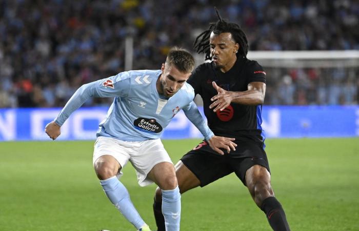 Jules Kounde deve abbassare la testa per la vergogna mentre il Barcellona spreca la vittoria in casa del Celta