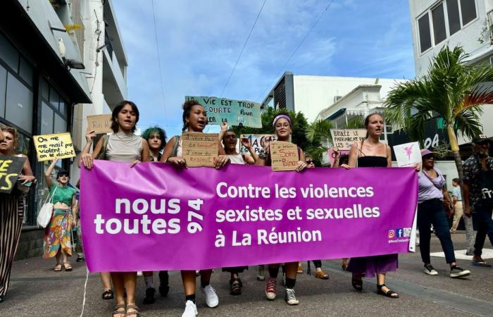 Quasi 200 manifestanti marciano contro la violenza sessista e sessuale