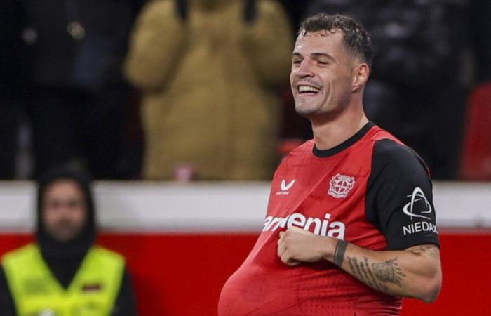 Granit Xhaka segna nella vittoria casalinga del Leverkusen