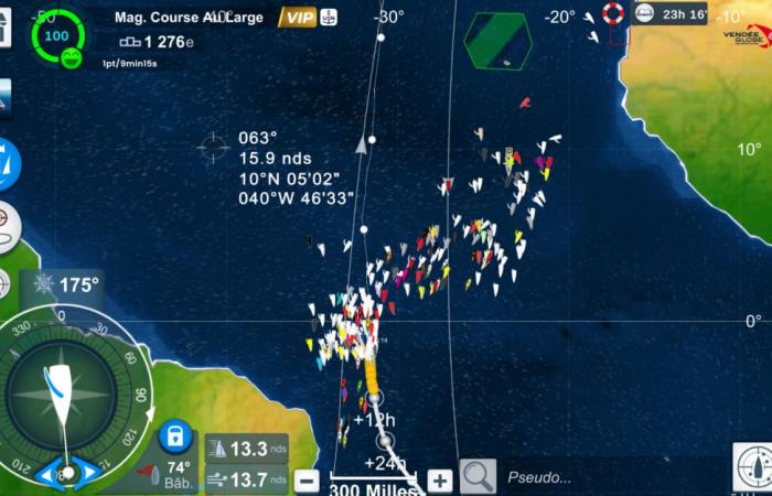 Globo della Vandea virtuale. Leggero spostamento!