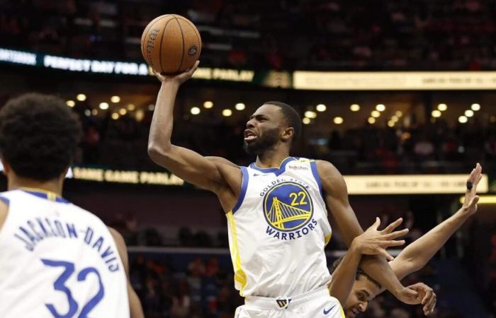 Andrew Wiggins sta rotolando mentre i Warriors avanzano agli ottavi di finale della Coppa NBA