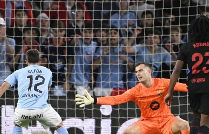 Jules Kounde deve abbassare la testa per la vergogna mentre il Barcellona spreca la vittoria in casa del Celta