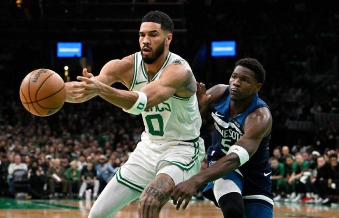 Jayson Tatum risponde alle chiacchiere di Anthony Edwards dopo che C ha battuto i Wolves – NBC Sports Boston