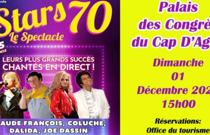 Cap d’Agde – Stars 70: un viaggio nell’epoca d’oro della musica al Palais des Congrès