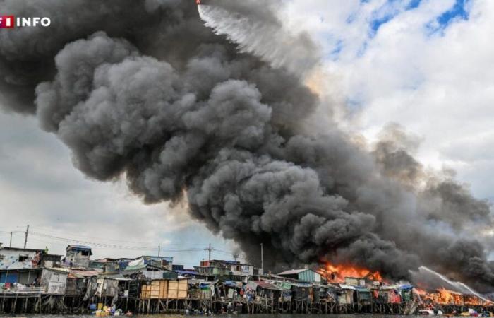 Filippine: baraccopoli devastata da un incendio a Manila, centinaia di case distrutte