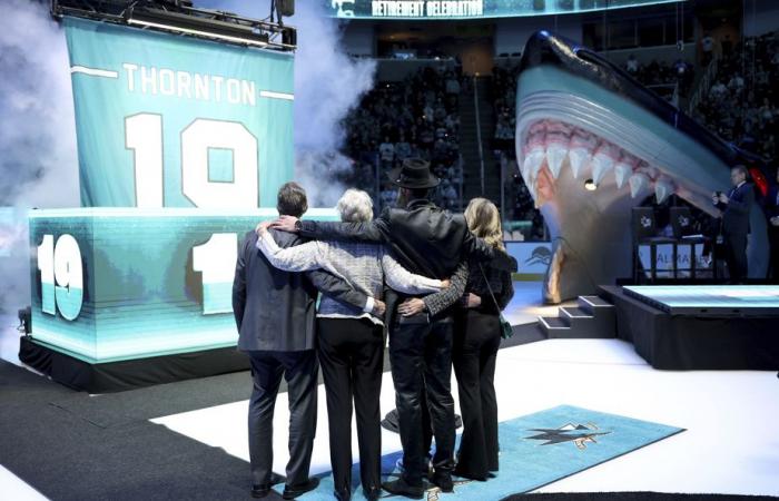 Joe Thornton | Gli Sharks ritirano la maglia numero 19