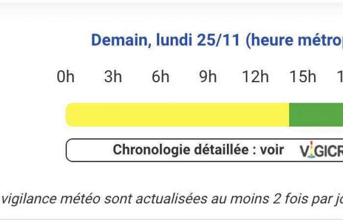 Allerta meteo per venti violenti questo lunedì 25 novembre nei Pirenei Atlantici, Alti Pirenei, Gers, Alta Garonna, Ariège, Tarn-et-Garonne