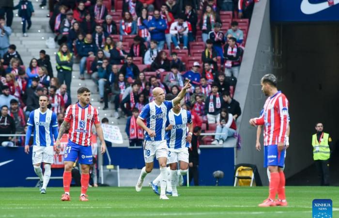 Atletico Madrid vs. Deportivo Alaves-Xinhua