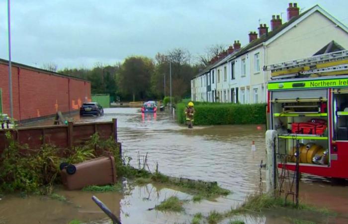 Danni della tempesta Bert nel Regno Unito e in Irlanda