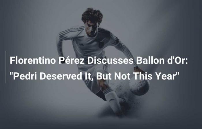 Florentino Pérez parla del Pallone d’Oro: ‘Pedri se lo meritava, ma non quest’anno’