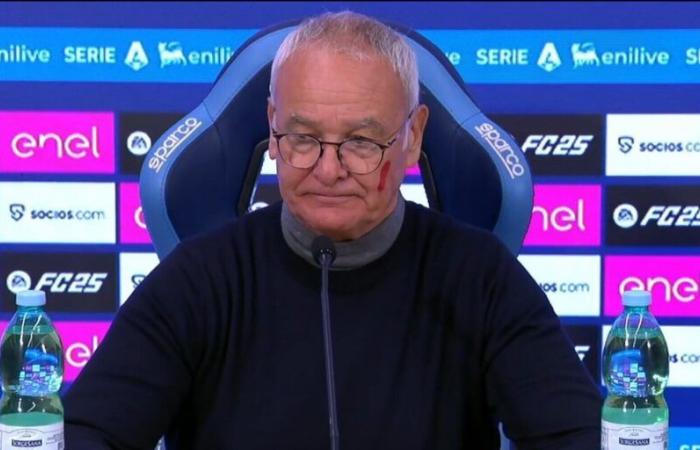 Ranieri diretta, interviste e conferenza stampa LIVE dopo Napoli-Roma