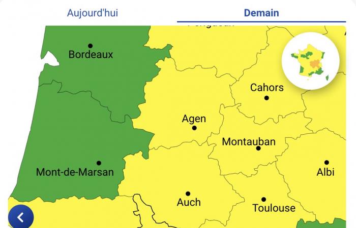 Allerta meteo per venti violenti questo lunedì 25 novembre nei Pirenei Atlantici, Alti Pirenei, Gers, Alta Garonna, Ariège, Tarn-et-Garonne