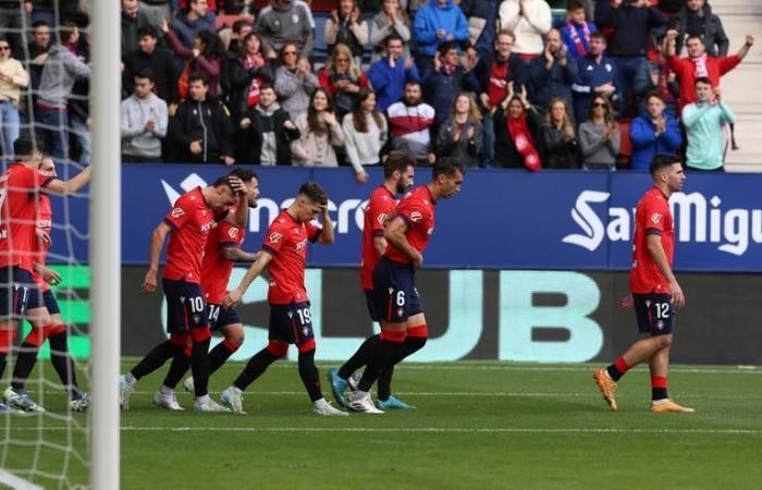 Un rigore rovina la festa dell’Osasuna