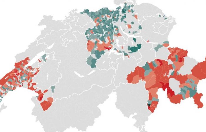 Autostrade, sanità, diritto locativo: i risultati delle votazioni sulle nostre mappe – rts.ch