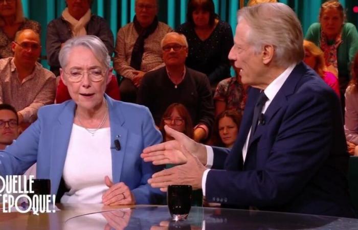 “Fermati lì”: scambi vivaci tra Dominique de Villepin ed Élisabeth Borne in “Quelle époque!” su France 2