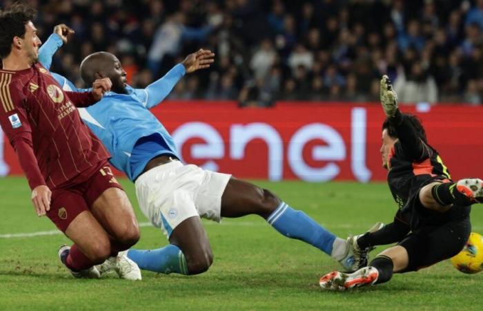 Napoli-Roma 1-0: gol di Lukaku, Conte torna primo in classifica