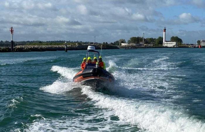 un windsurfista salvato al largo della Côte de Nacre