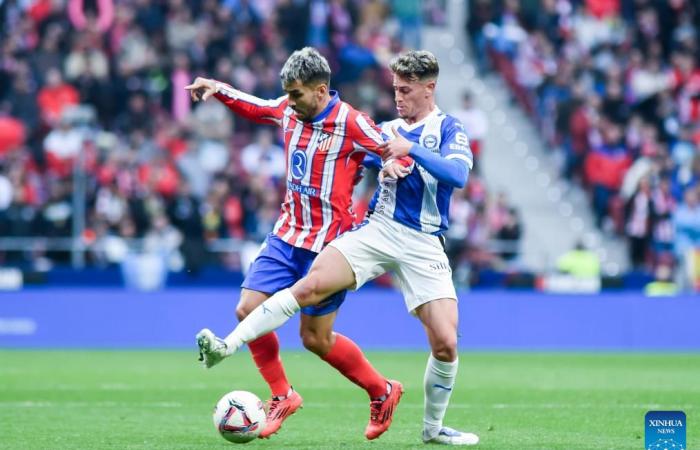 Atletico Madrid vs. Deportivo Alaves-Xinhua